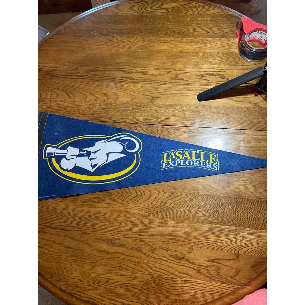 La Salle Explorers WinCraft Felt Pennant Navy Blue Gold NCAA College Sports Fan